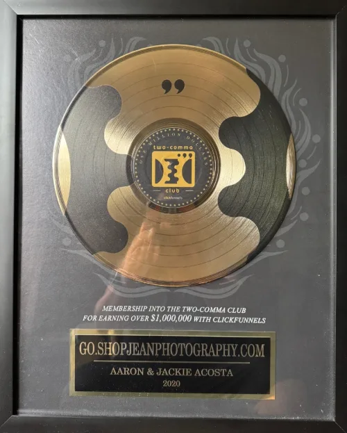 ClickFunnels 2 Comma Club Award