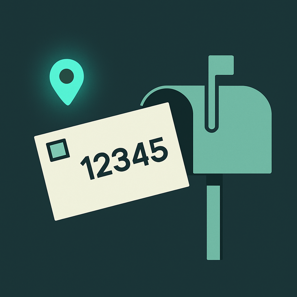 Google Business Profile verification postcard