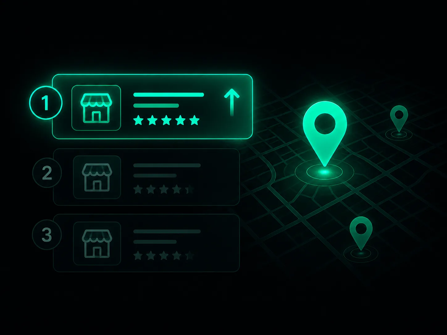 Local business ranking in the Google Map Pack and organic results