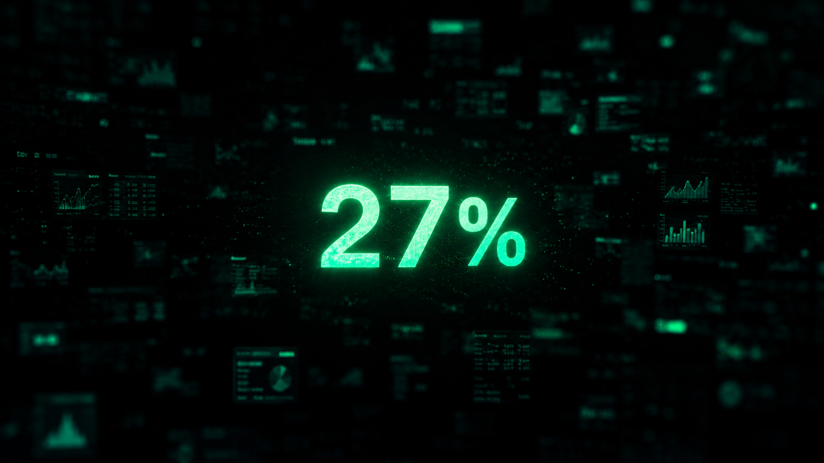 One glowing number on a simple weekly scoreboard cutting through a fog of dozens of other metrics
